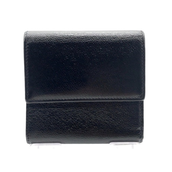 Authentic Black CHANEL COCO DOUBLE HOOK Compact Wallet W/Box - Picture 13 of 16